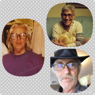 Mom Marion, Ed, and me 2019