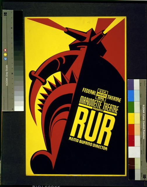 Federal Theatre - Marionette Theatre presents "RUR" Remo...