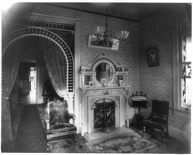 [Interior view of room showing chandelier, decorative...