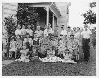 Gates Family Picture, Ohio 1953