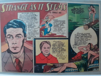 Paul Muni comic page circa 1943