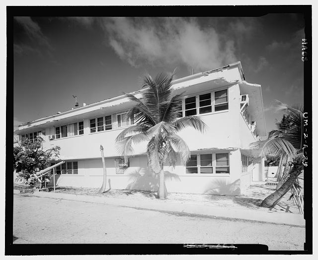 WEST SIDE OF WAKE ISLAND AIRFIELD TERMINAL, BUILDING 1502...