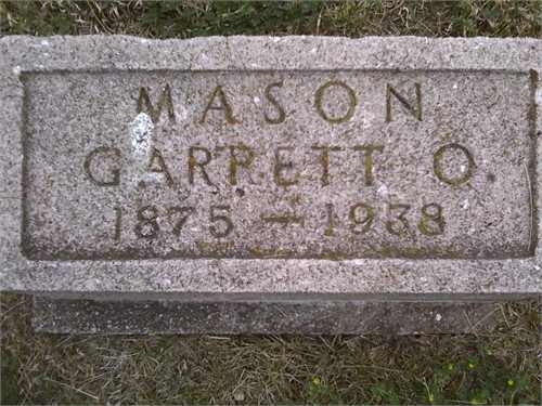 Garrett Orin Mason gravesite, 1938