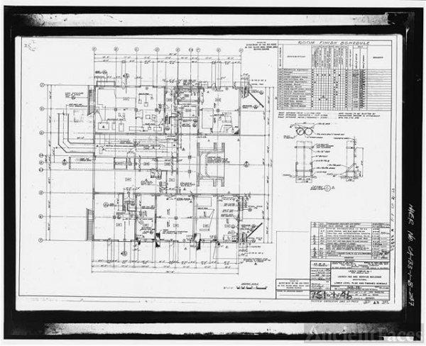 247. Photocopy of drawing (1958 architectural drawing by...