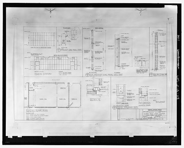 ARCHITECTURAL DRAWING, MILITARY AIR COMMAND COMMUNICATION...