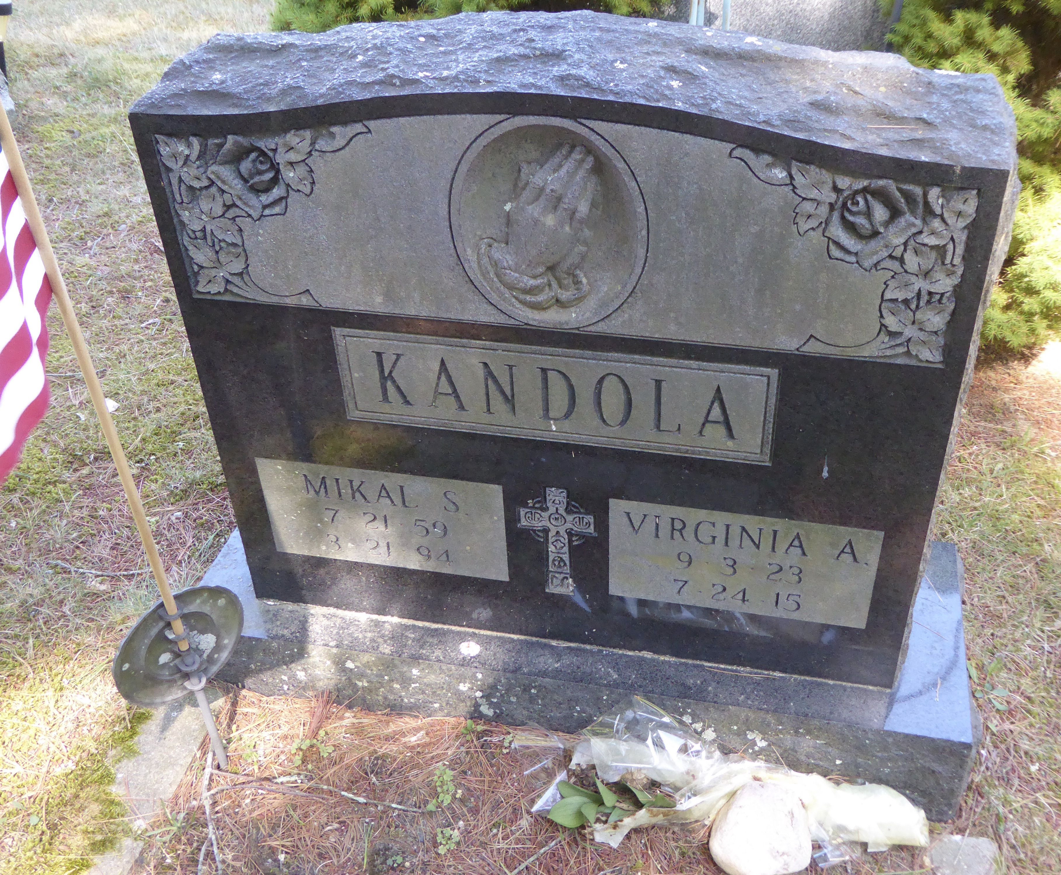 Virginia Ann (McDonald) Kandola--gravestone.