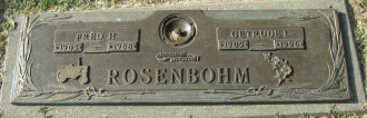 Getrude Leona “Gertrude” Nagel Rosenbohm Gravesite