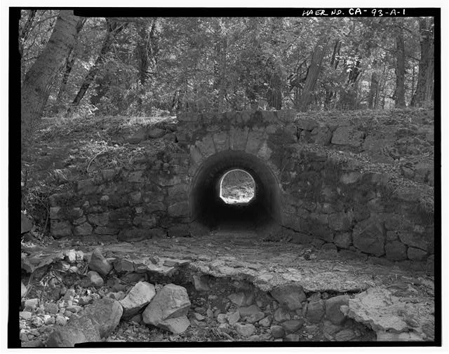 1. STONE PORTAL AND CULVERT UNDER SOUTHSIDE DRIVE 30 YDS....