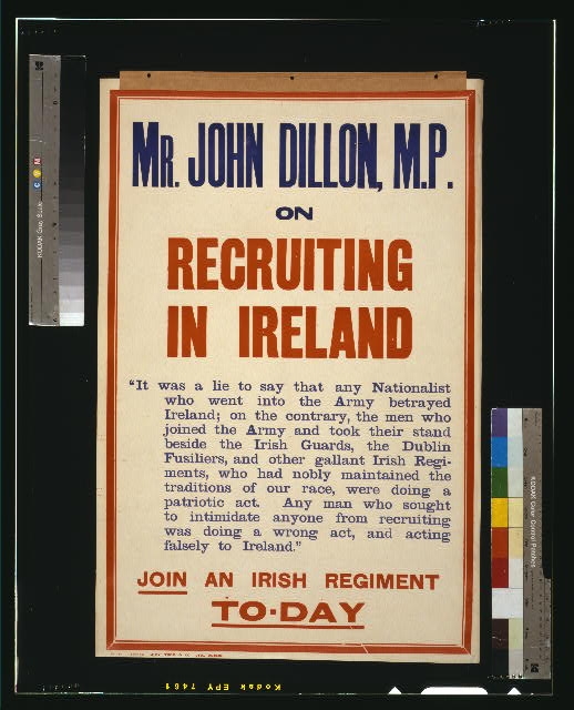 Mr. John Dillon, M.P., on recruiting in Ireland. Join an...