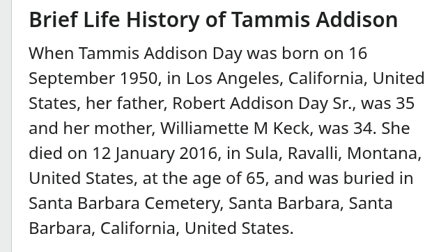 Tammis Myron Day