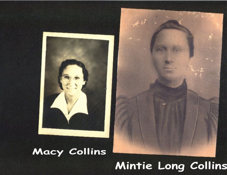 Mother and daughter, Mintie and Macy Collins