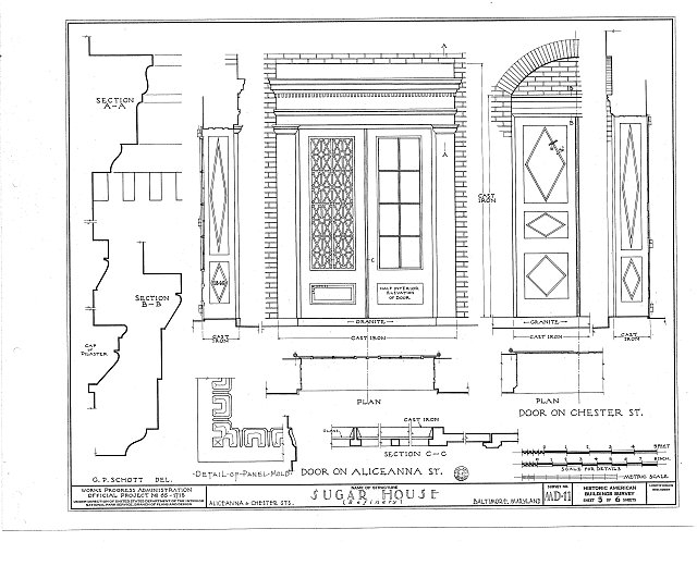 HABS MD,4-BALT,17- (sheet 5 of 6) - Sugar House...