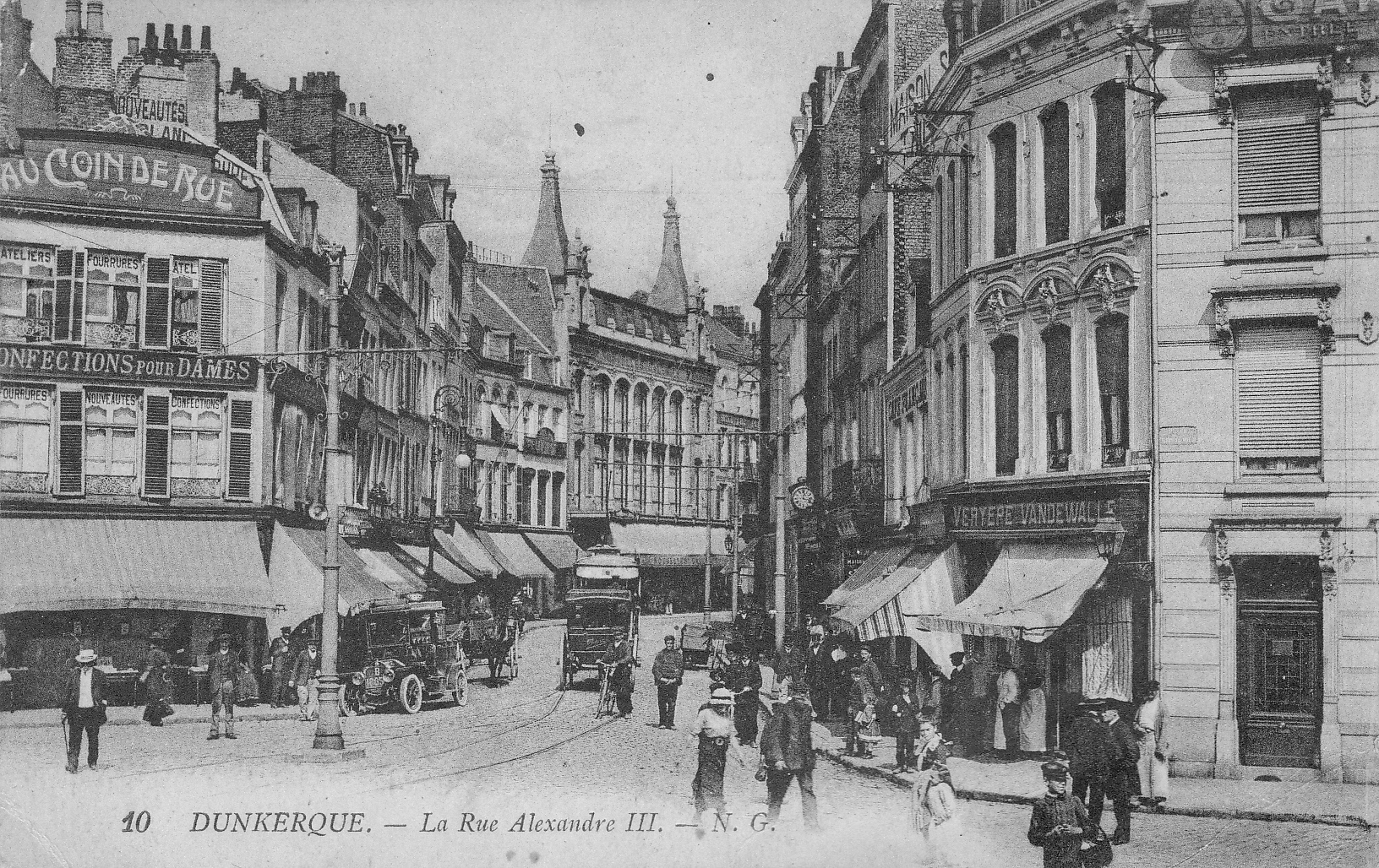 Postcard of Dunkerque, 1918