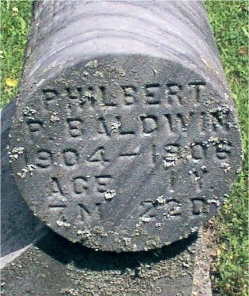 Philbert Baldwin Gravesite