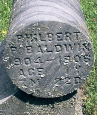 Philbert Baldwin Gravesite