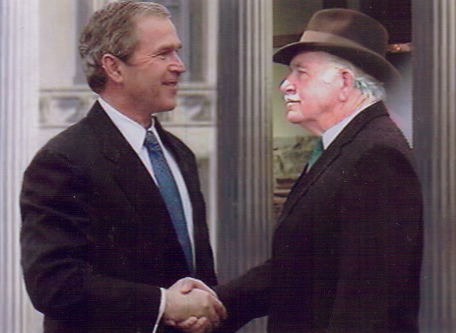 Wyman Auerhamer & George Bush