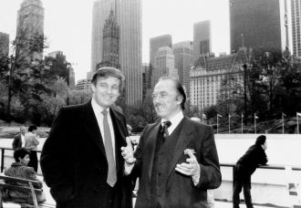 Fred and Donald Trump, 1987