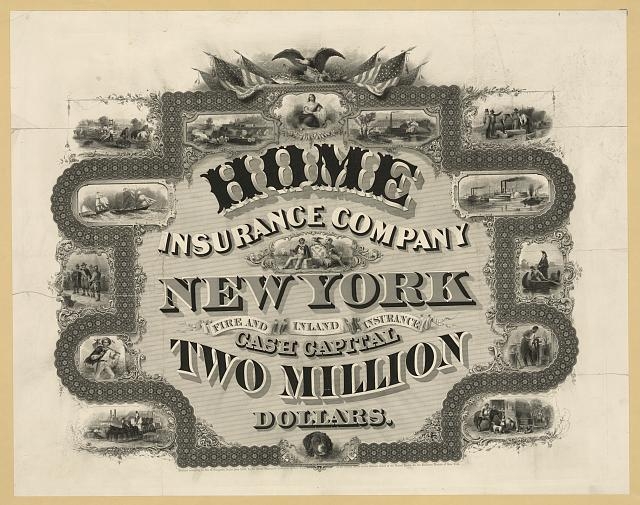 Home Insurance Company, New York ... cash capital two...