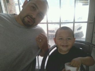 Jesse Benavides and Jesse Jr.