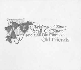 Old time Christmas card Old time Christmas card