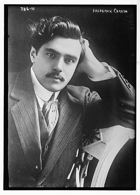Frederick Carasa, seated