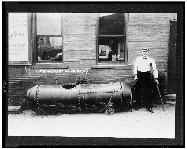 "Bobby" Leach and his barrel