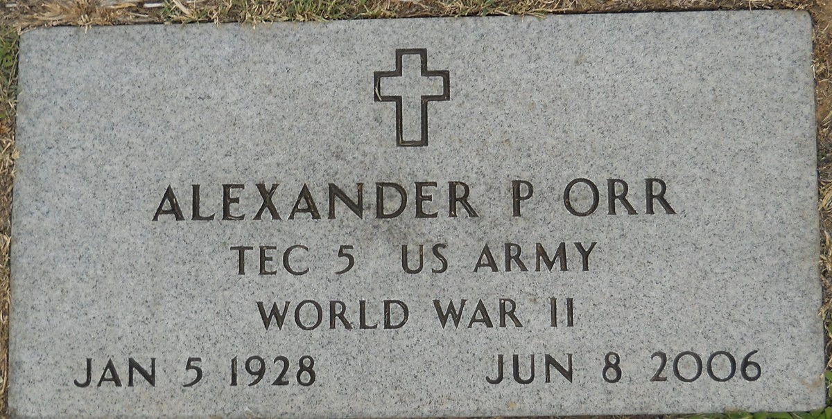 Alexander P. Orr Gravesite