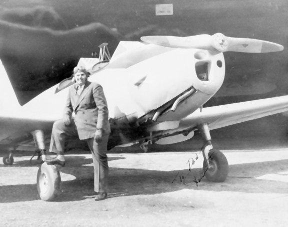Rollin Nesmith, Jr. & plane