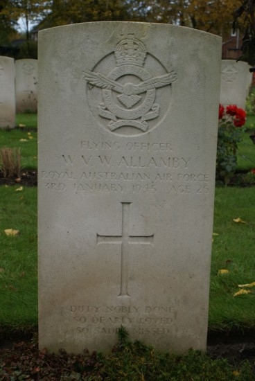 Walter Vernon Wilfred Allamby gravesite