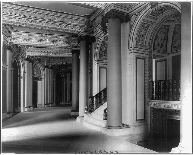 The New Theatre, N.Y.C.: Main corridor