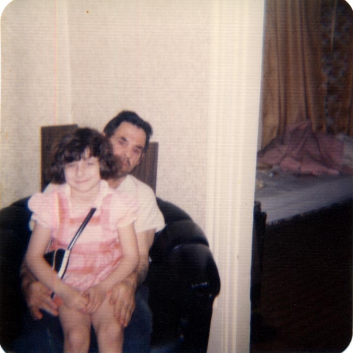 Paragone father and daughter, Massachusetts 1977