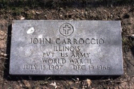 John Carroccio Mount Olive Cemetery