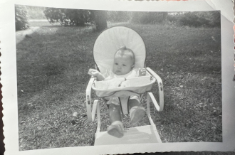 Child in high chair