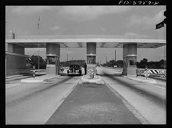 Pennsylvania Turnpike, Pennsylvania. Toll booths