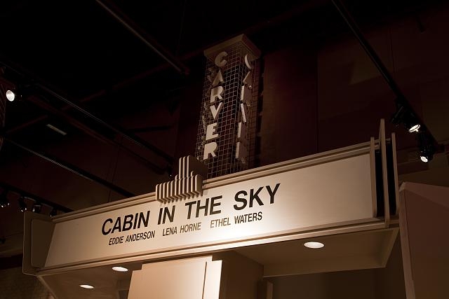 Carver Theater Marquee in exhibit at the Birmingham Civil...