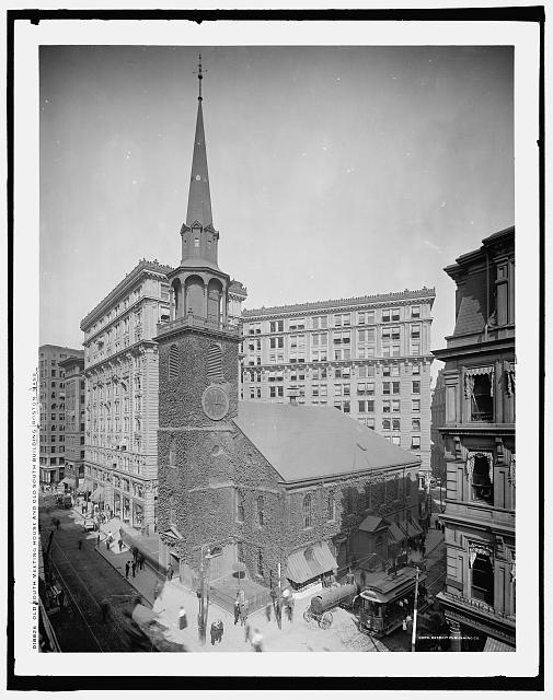 Old South Meeting House and Old South Building, Boston,...