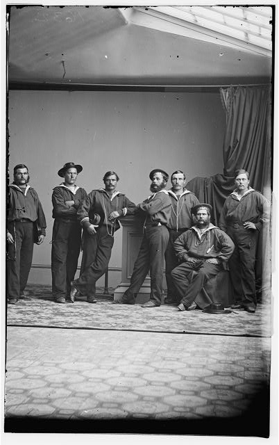 [Group of Russian sailors from the navy ship Variag...