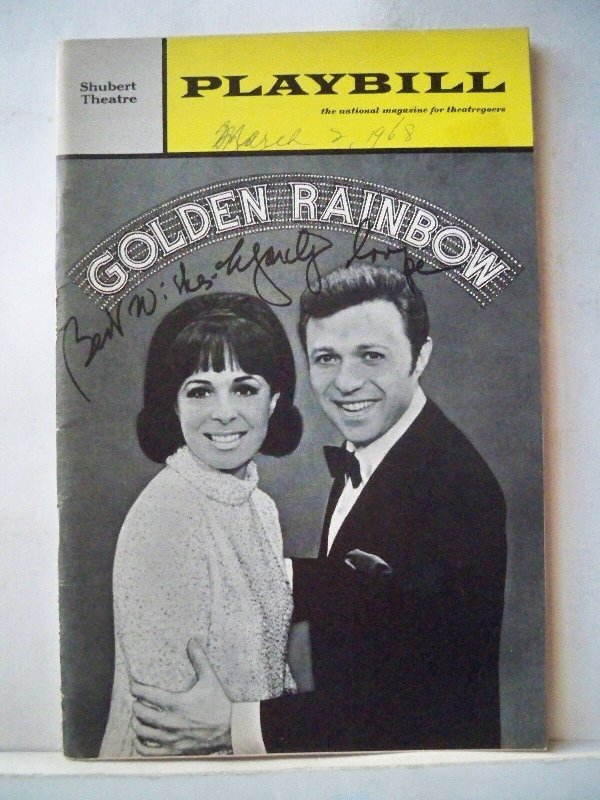 GOLDEN RAINBOW Playbill.