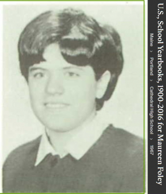 Maureen E Foley-Hester--U.S., School Yearbooks, 1900-2016(1967) c