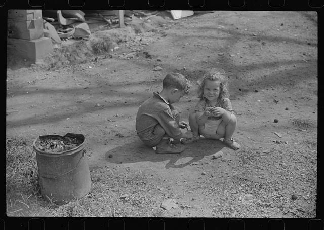 Children of WPA (Works Progress Administration) worker,...