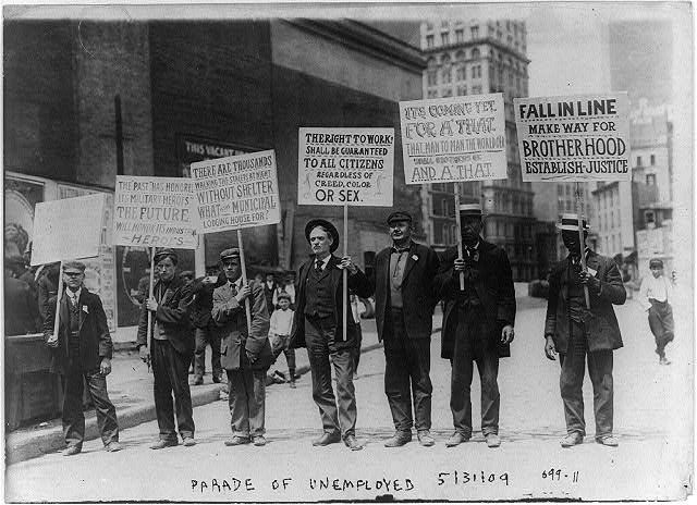 1909 Unemployment in New York