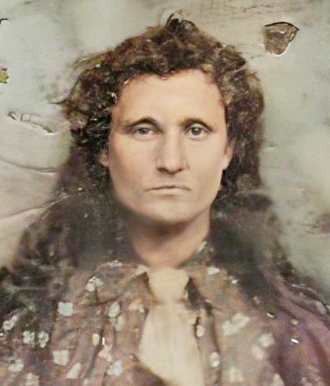 Tintype Lady circa 1915