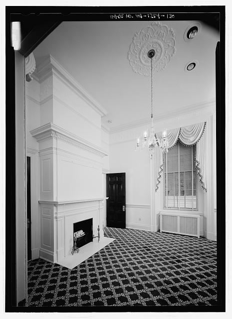 Third floor, view in the Governor's Office to show...