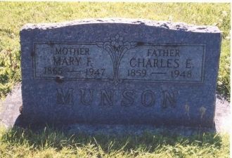 Charles E Munson & Mary F (Boughan) Munson