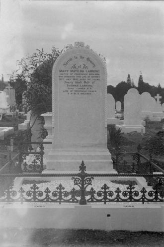 Mary Matda Darby Larking gravesite