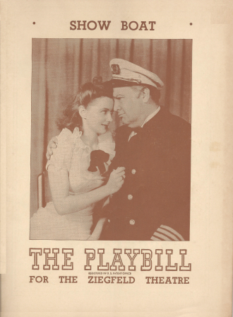 The Playbill with Kenneth Spencer.