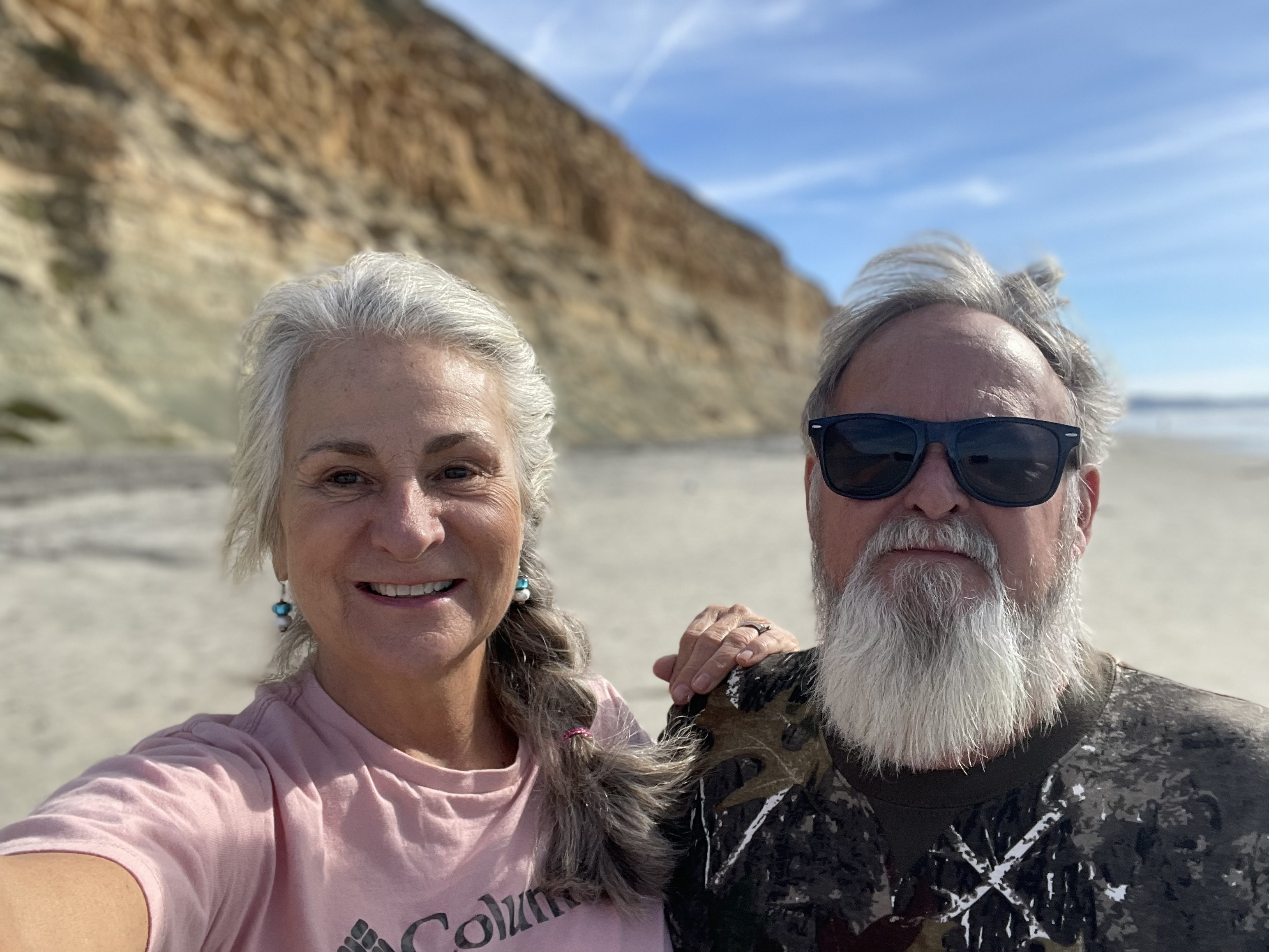 Ruth Nimnicht Barber with Joseph WBarber my husband in California Bch 