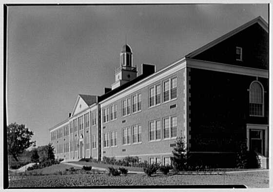 Myron J. Michael School, Kingston, New York. Entrance...