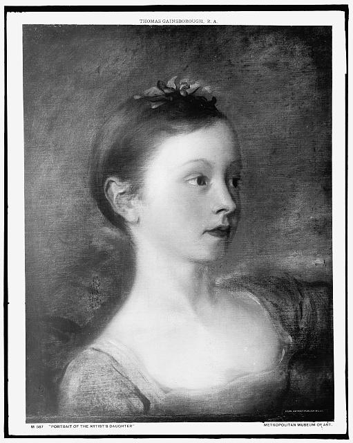 [Artist's daughter, head and shoulders portrait]