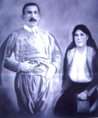 Andja Lalic and George Perov Bjeletich, 1920